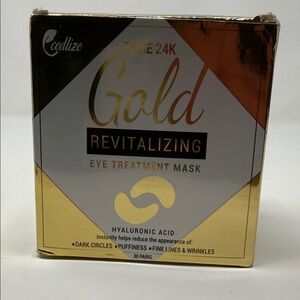 Ceelidze Pure 24k Gold Revitalizing Eye Treatment Mask 30 pairs